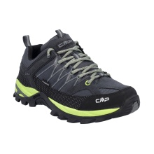 CMP Hiking Shoes Rigel Low WP (Trekking, waterproof) anthracite gray/lime green Men